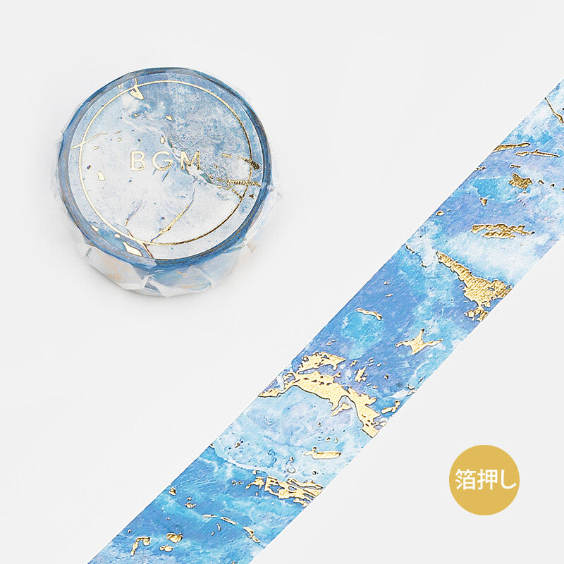 Marble Stone Pattern Vol. 2 Blue Washi Tape