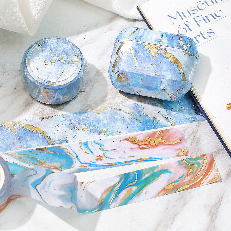 Marble Stone Pattern Vol. 2 Blue Washi Tape