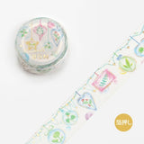 Ornament Foliage Plant Washi Tape Foil BGM