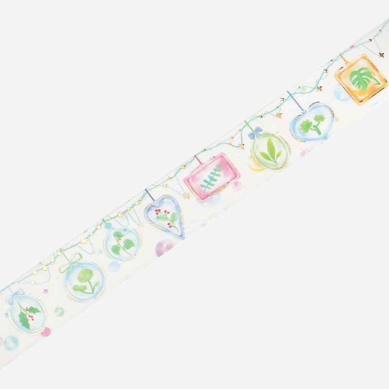 Ornament Foliage Plant Washi Tape Foil BGM