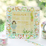 Ornament Flower Wreath Washi Tape Foil BGM