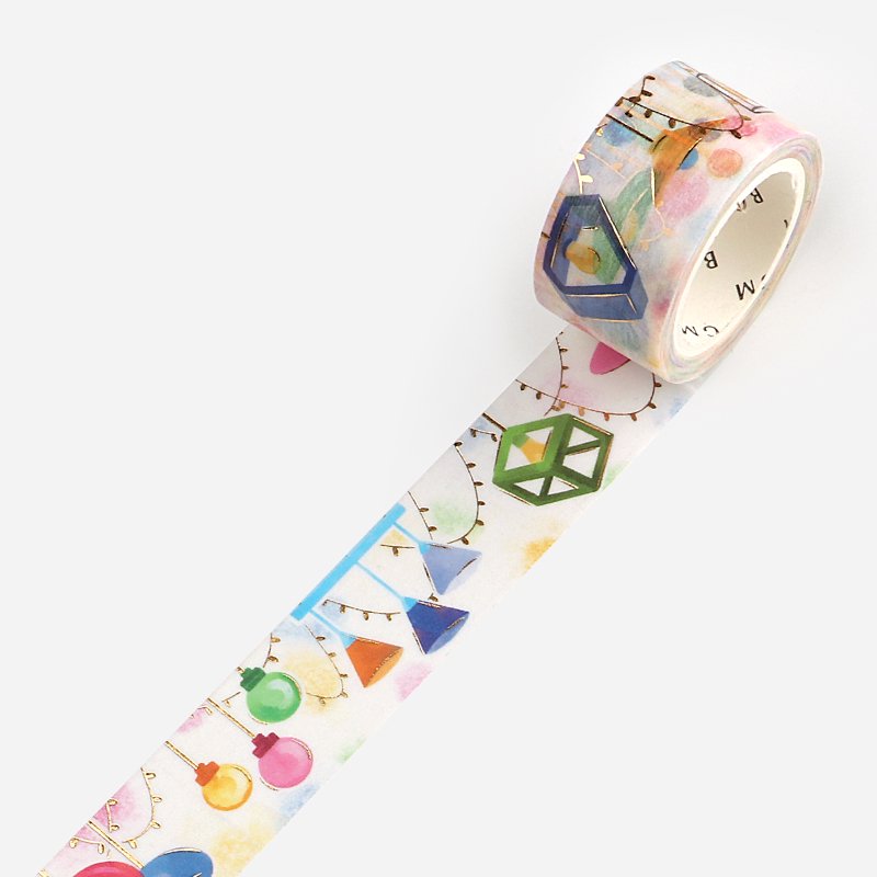 Ornament Lamp Washi Tape Foil BGM