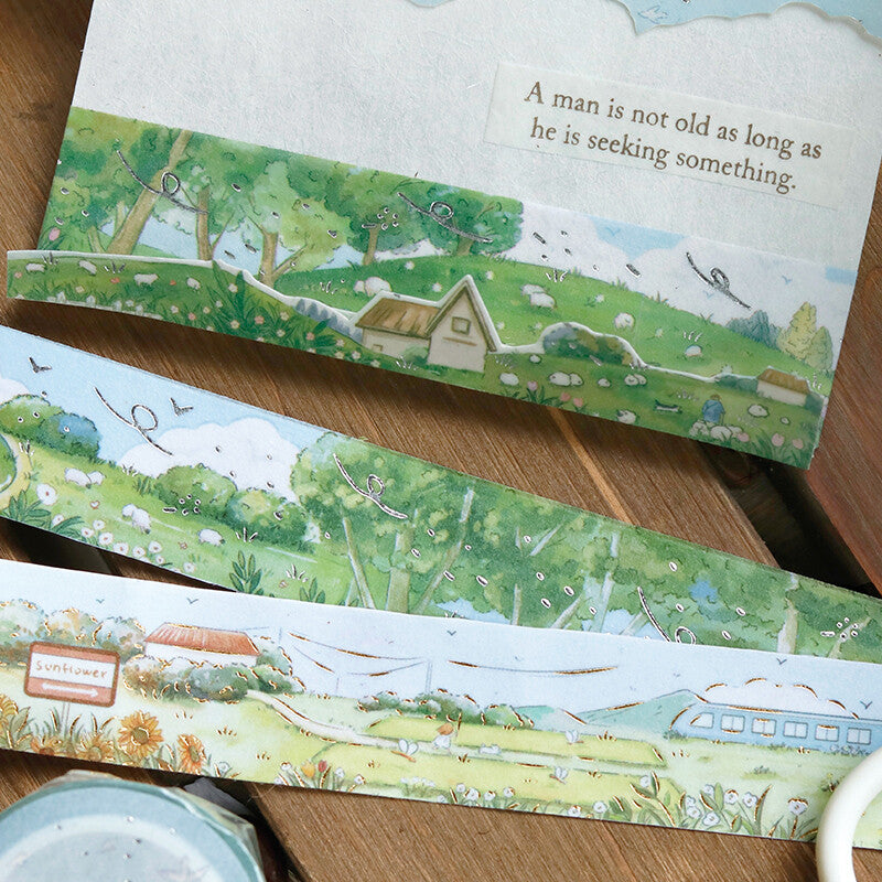 Forest Landscape Washi Tape BGM