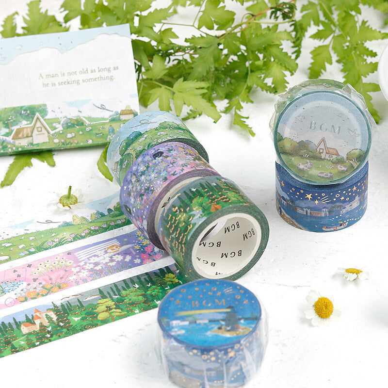 Forest Landscape Washi Tape BGM