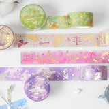 Universe Space Nature Poetry Washi Tape Foil BGM