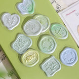 Wax Seal Sticker Green