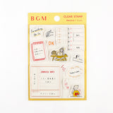 Study BGM Clear Stamp Set