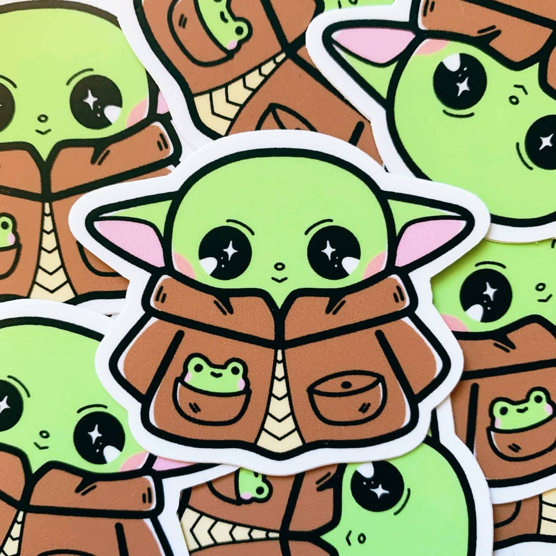 Baby Yoda Grogu Vinyl Sticker