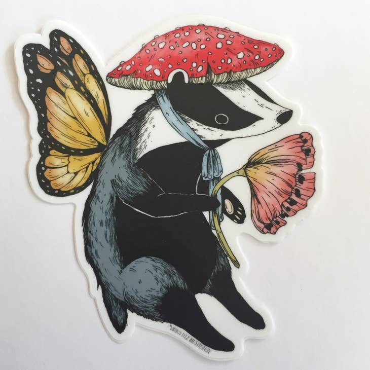 Badger Fairy Sticker