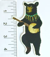 Banjo Bear Vinyl Sticker