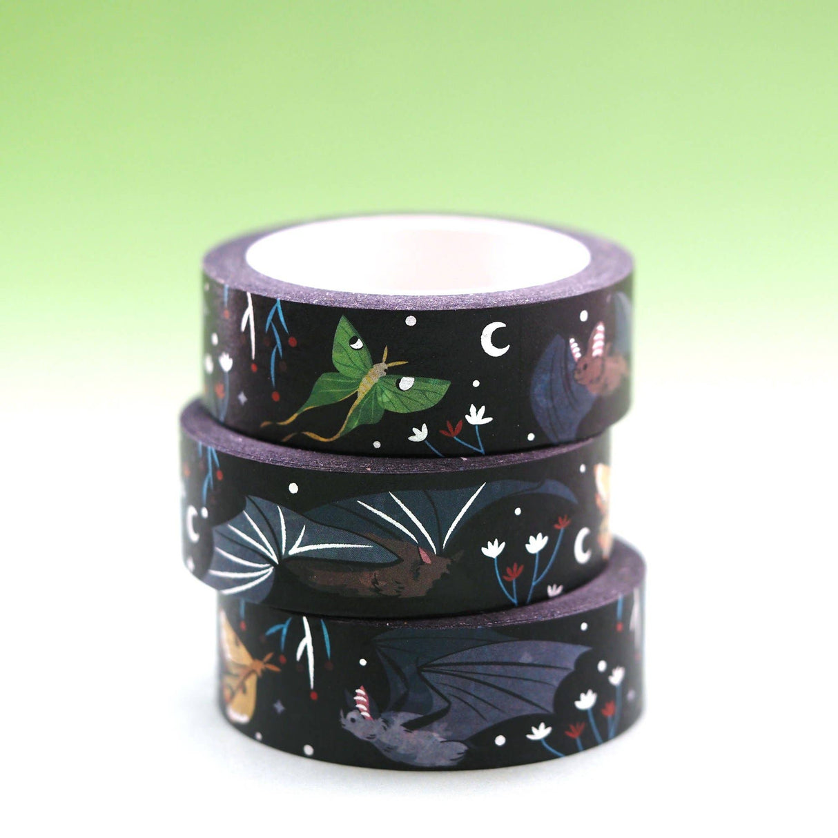 Bats & Moths Washi Tape Shoal