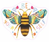 Be Yourself Bumble Bee Vinyl Sticker