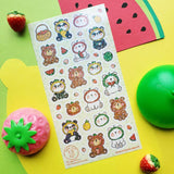 Beary Fruity Sticker Sheet