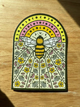 Bee Burst Vinyl Sticker