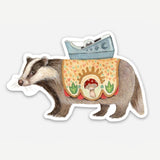 Adhesivo con cinta adhesiva de Bernie's Badger