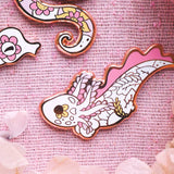 Blossom Axolotl Enamel Pin