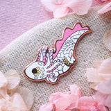 Blossom Axolotl Enamel Pin