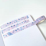 Blue Leaves Washi Tape