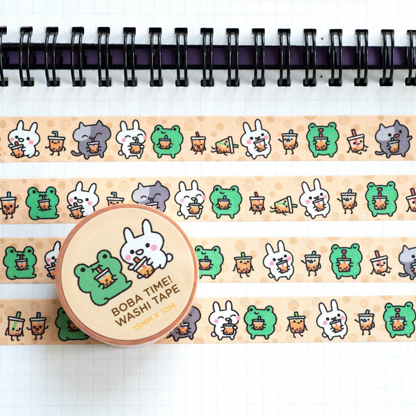 Boba Time Washi Tape