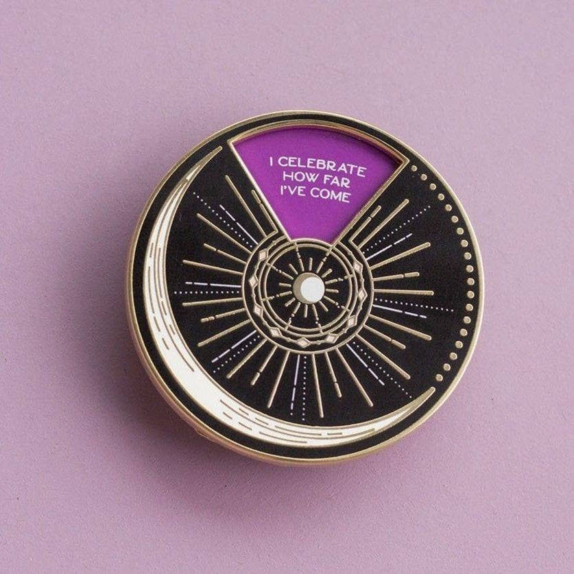 Bold Affirmations Interactive Spinner Enamel Pin