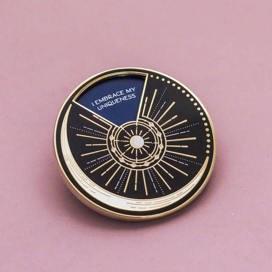 Bold Affirmations Interactive Spinner Enamel Pin