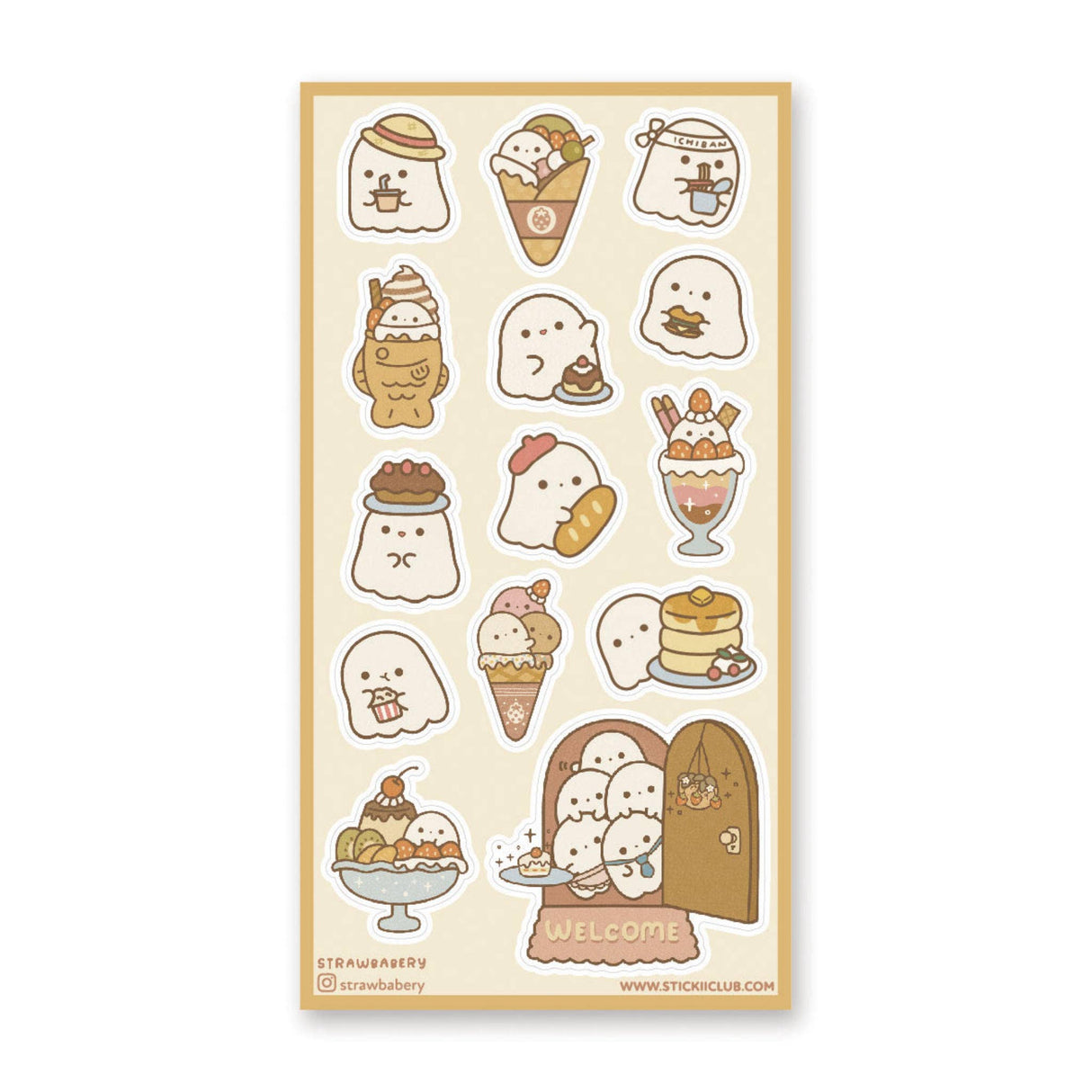 Boo's Home Sticker Sheet