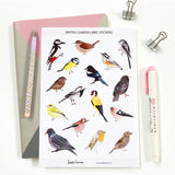 British Garden Bird Stickers