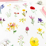 British Wildflower Stickers