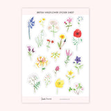 British Wildflower Stickers