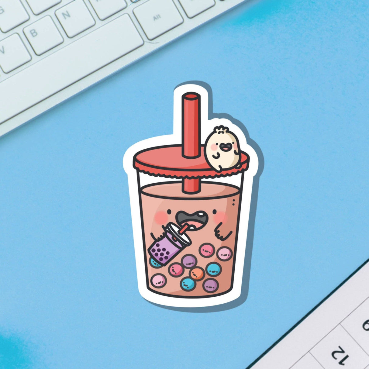 Bubble Tea Vinyl Sticker