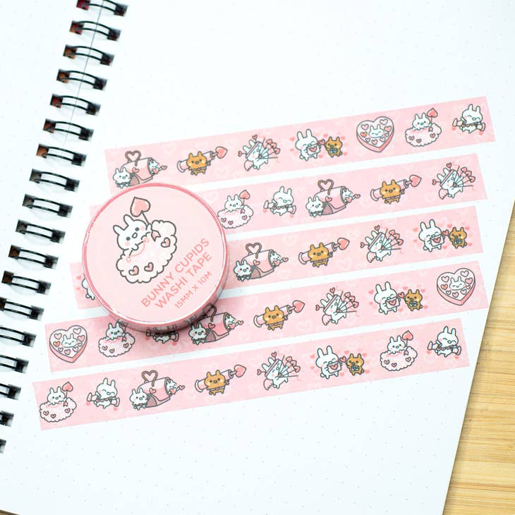 Bunny Cupids Washi Tape