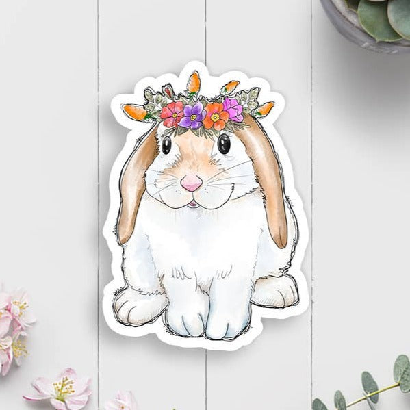 Bunny Vinyl Sticker