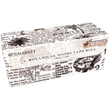 Rollo de cinta washi de 4" de Botanical 49 y Market Curators 