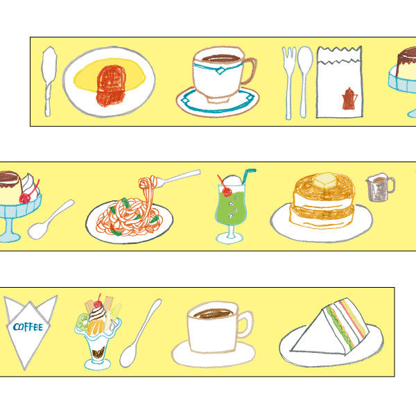 Kissaten Tea Room Washi Tape • chobit wit Washi Tape