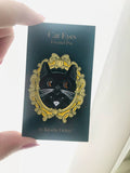 Cat Eyes Sliding Enamel Pin