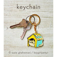 Cat House Keychain