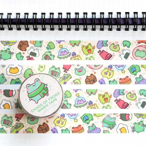 Chaos of Frogs Washi Tape