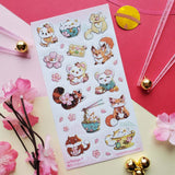 Cherry Blossom Cuties Sticker Sheet