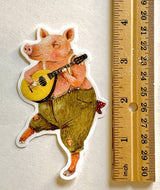 Clarence the Pig Vinyl Sticker