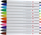 Zebra Clickart Knock Sign Pen 0.6 mm - 12 Color Set Standard ST