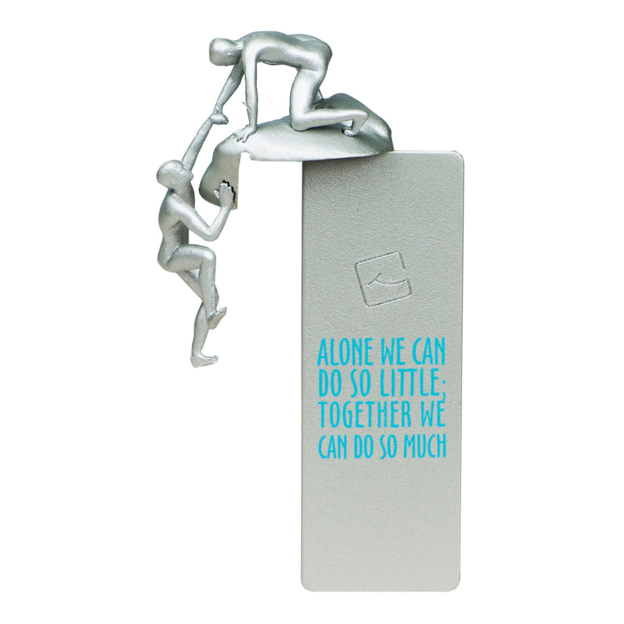 Cliff Hanger Bookmark / Page Marker Silver