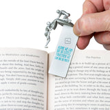 Cliff Hanger Bookmark / Page Marker Silver