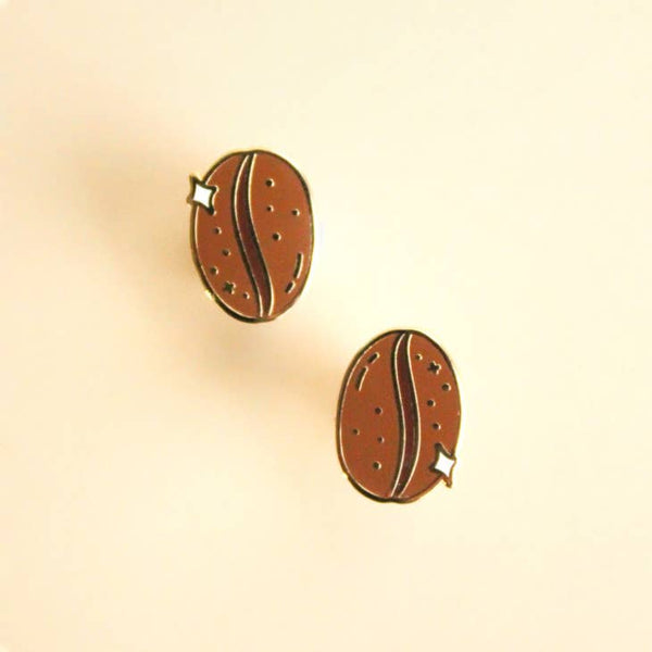 Coffee Beans Enamel Pin