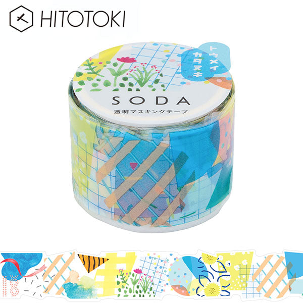 Collage Clear Tape Soda