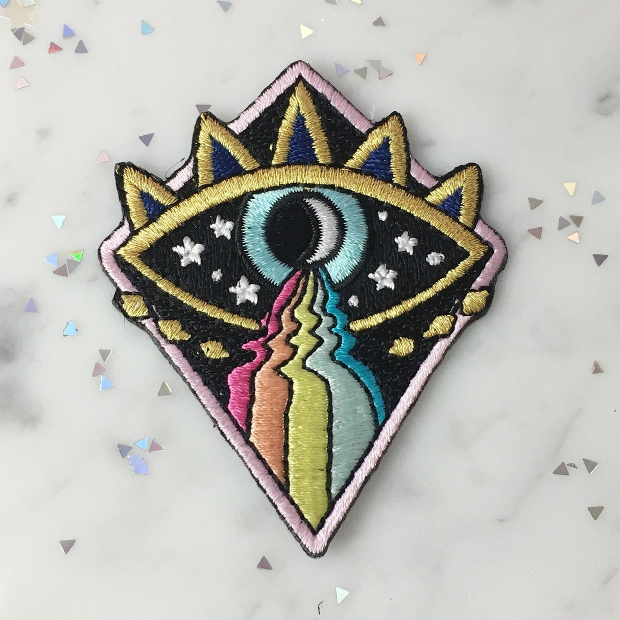 Cosmic Evil Eye Rainbow Patch