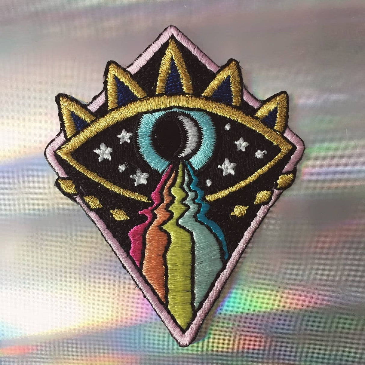 Cosmic Evil Eye Rainbow Patch