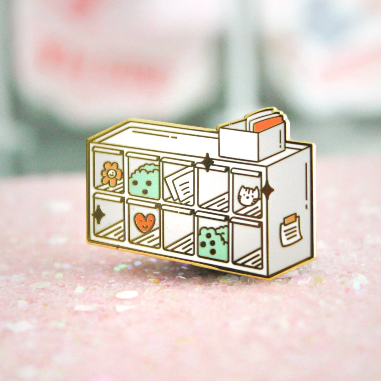 Craft Organizer Enamel Pin