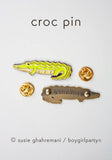 Crocodile Enamel Pin