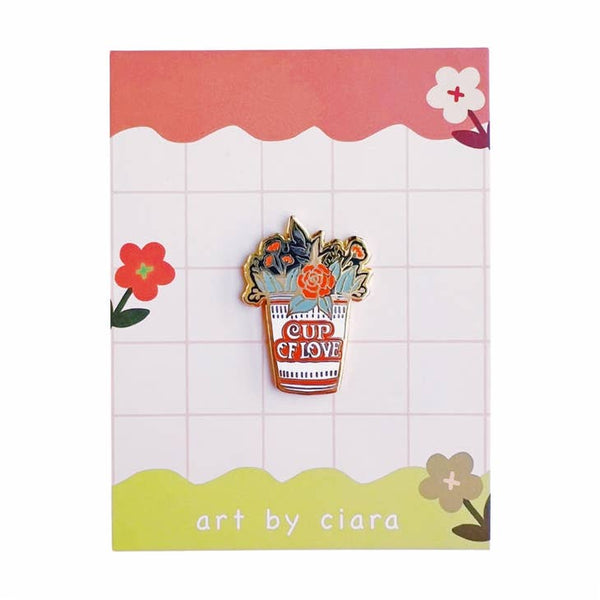 Cup of Love Enamel Pin