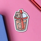 Cute Bubble Tea Vinyl Sticker